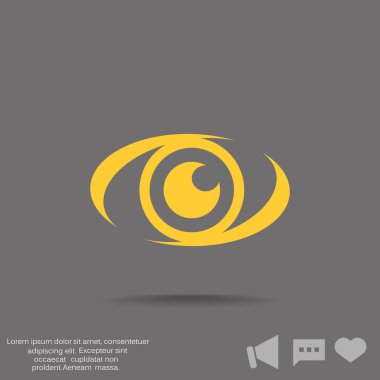 göz web simgesi.