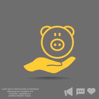 Domuz kumbarası simgesi