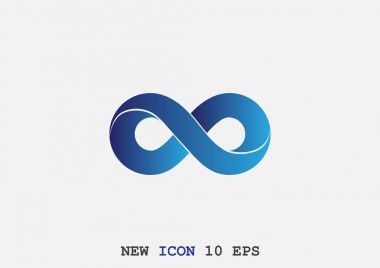 Sonsuzluk sembolü web simgesi 