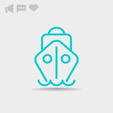 Kargo gemisi simgesi