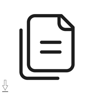 Dosyaları veya belgeleri web simgesi