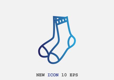 Çorap web simgesi.
