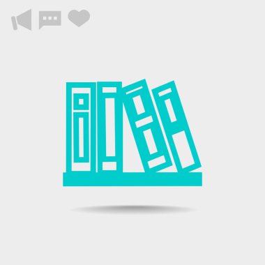 Kitap yığını simgesi