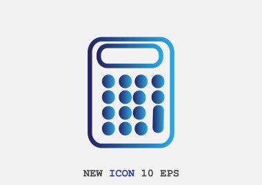 hesap makinesi web simgesi. 