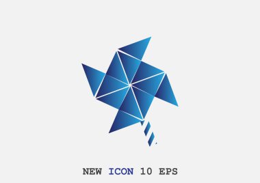 Yel değirmeni pervane oyuncak web simgesi