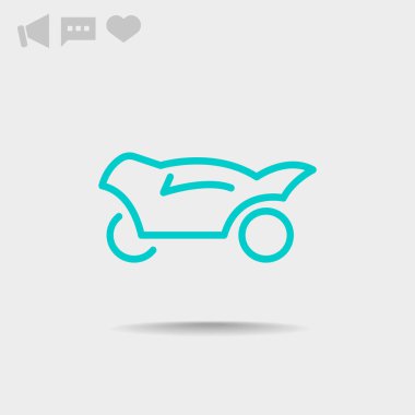 Basit web satırı motosiklet