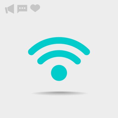 Kablosuz dalgalar web simgesi