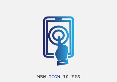 Dokunmatik ekran web simgesi