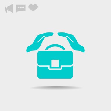 Evrak Çantası'nı basit simgesi