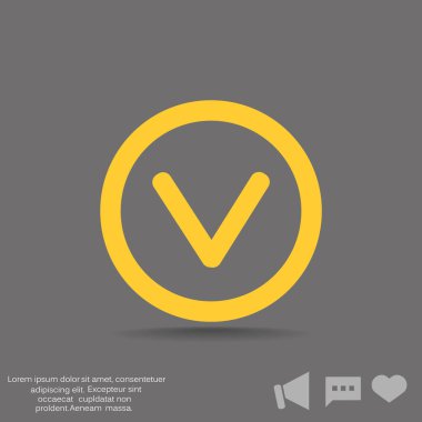 onay işareti web simgesi