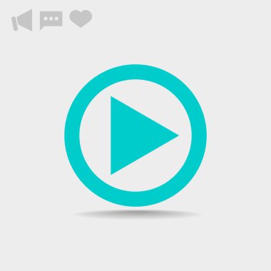 düğme web simgesi oynamak