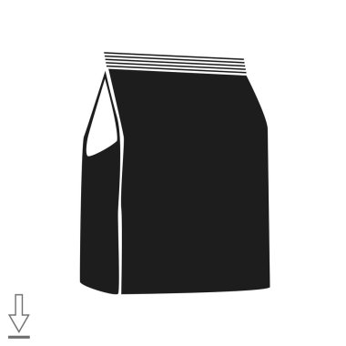 Kağıt ürün paketi web simgesi