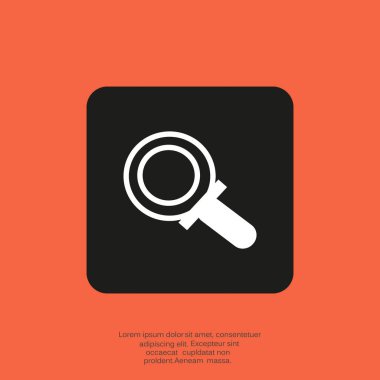 Basit büyüteç simgesini