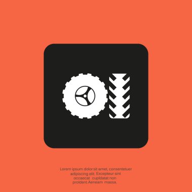 Jant ve lastik web simgesi