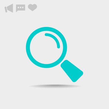 Basit büyüteç simgesini