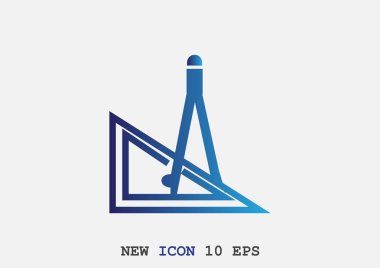 Pergel ile cetvel simgesi