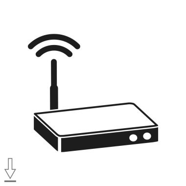 yönlendirici basit simgesi