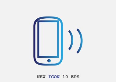 Basit akıllı telefon simgesi