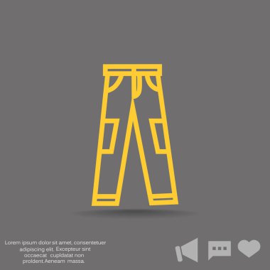 pantolon web simgesi