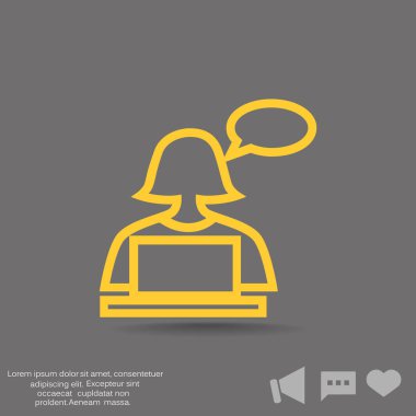 Video konferans simgesi