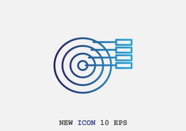 Yüzde kavramı yuvarlak web simgesi