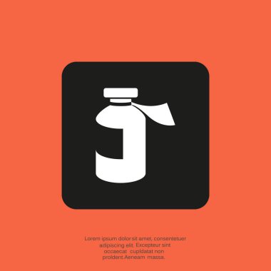 Tıp şişe web simgesi