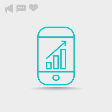 Basit akıllı telefon simgesi