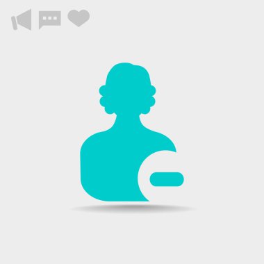 ilgili kişi web simge Sil