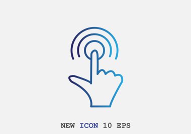Dokunmatik ekran web simgesi