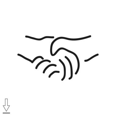 el sıkışma web simgesi.