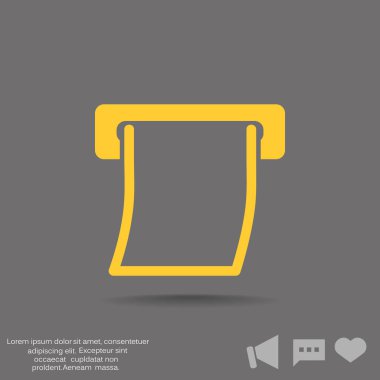 boş kağıt simgesi