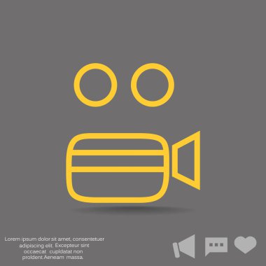 video kamera simgesi