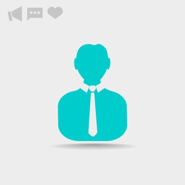 işadamı web simgesi. 