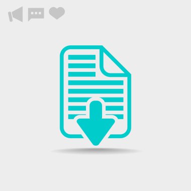 Download dosya web simge