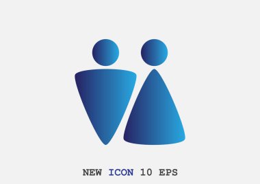  WC işareti web simgesi