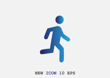 erkek figürü çalışan simgesi