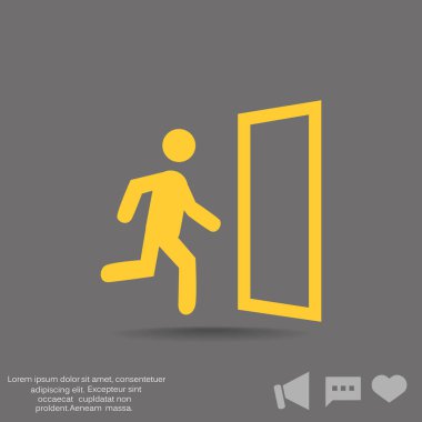 Çıkış web simgesi