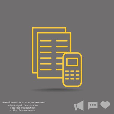 hesap makinesi web simgesi. 