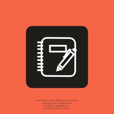 Not defteri üzerine kalem