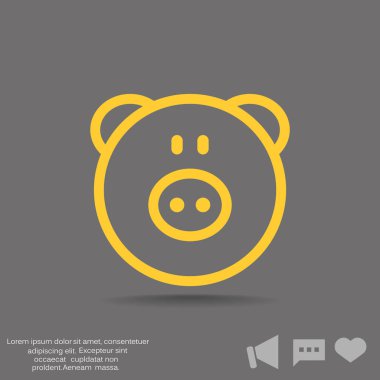 Domuz kumbarası simgesi