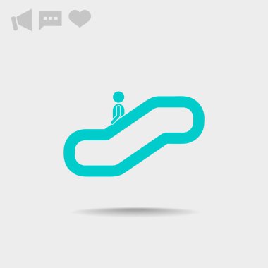 Yürüyen merdiven web simgesi