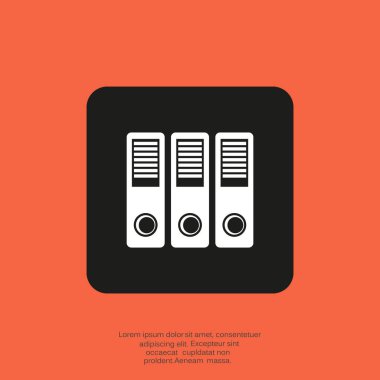 klasörler web simgesi.