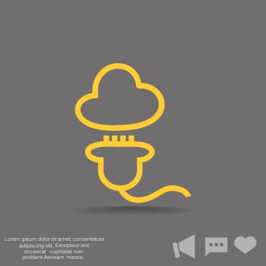 Internet hub simgesini