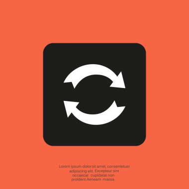 döndürme oklarını daire