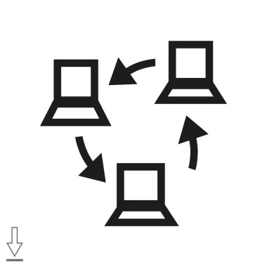 Bilgi değişimi simgesi