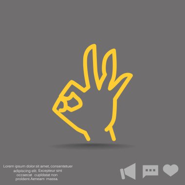  ok işareti web simgesi. 