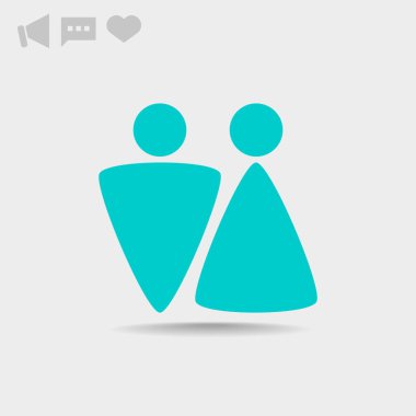  WC işareti web simgesi