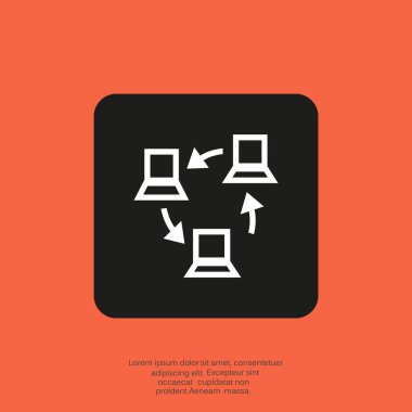 Bilgi değişimi simgesi