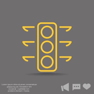trafik ışıkları web simgesi