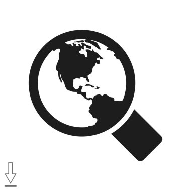 Basit büyüteç simgesini